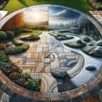 Travertine Flooring Enhances East Renfrewshire Outdoor Areas
