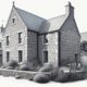 Clermont Gris Limestone Enhances a Stylish Fife Farmhouse