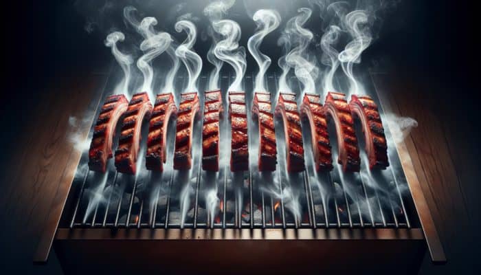 Smoked Spare Ribs with Bourbon Glaze for a Tasty Feast