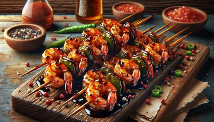 Cajun BBQ Shrimp Skewers: Savor Louisiana’s Flavours