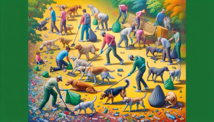 Dogs and Community Cleanups for a Cleaner World