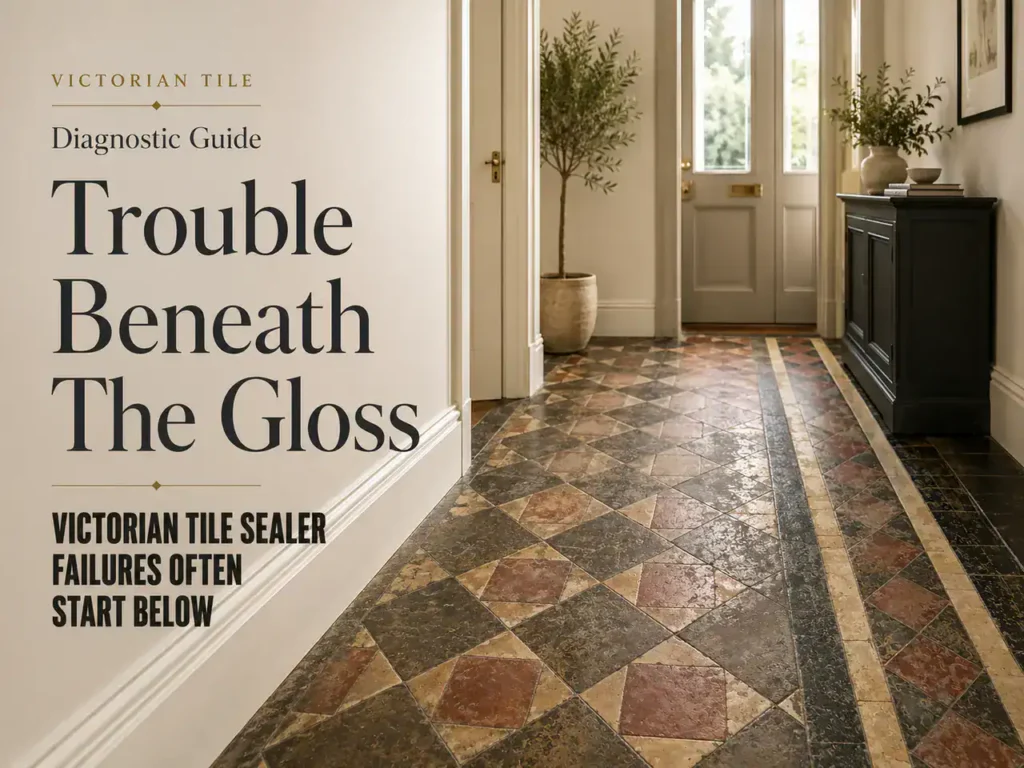 Victorian Tile Sealer Problems Start Below the Surface
