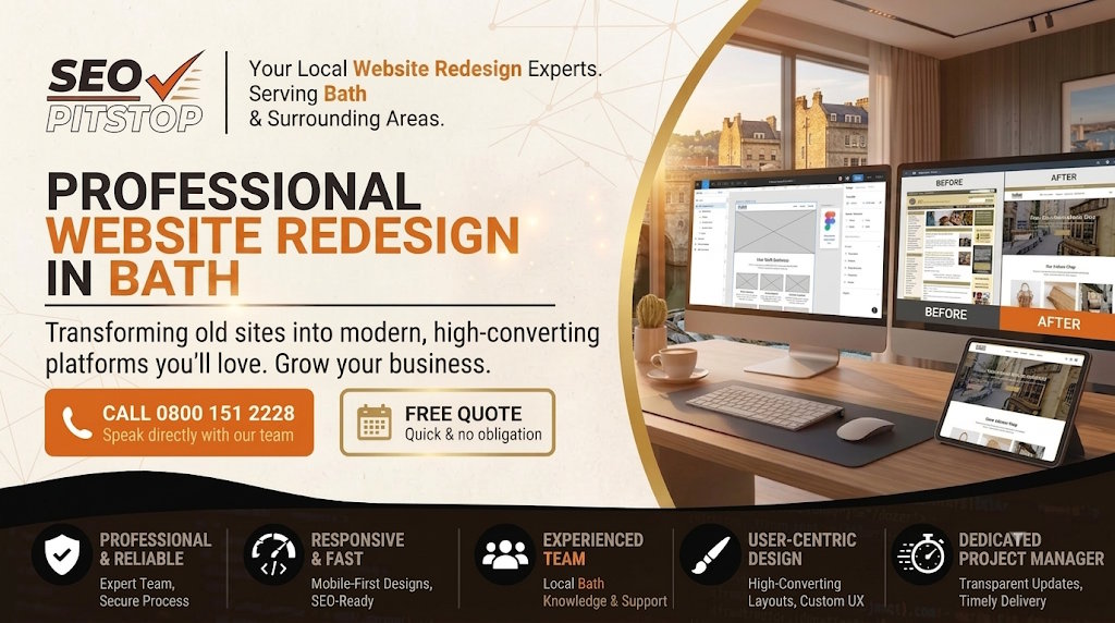 Website Redesign for Bath’s Small Businesses: An Expert Guide