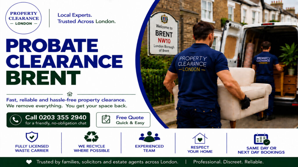 Probate House Clearance Services by Local Brent Experts